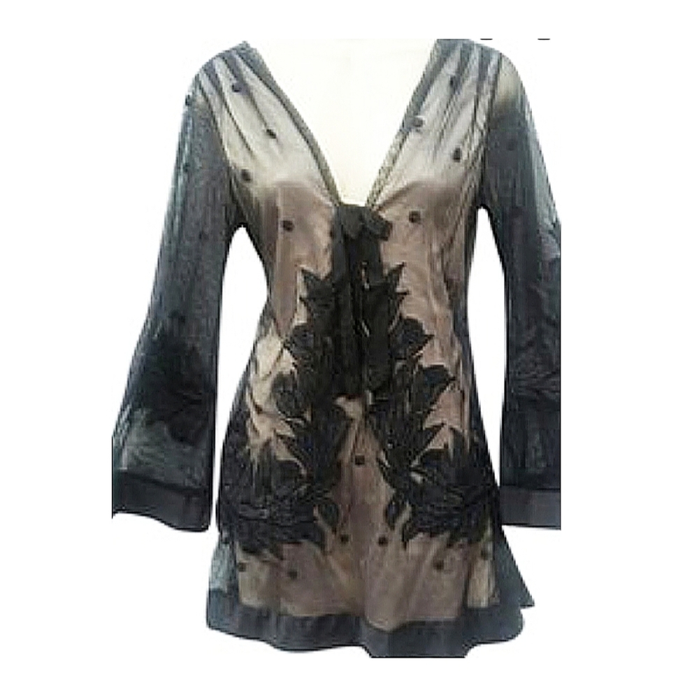 Anthropologie

YOANA BARASCHI Mesh Black Dress